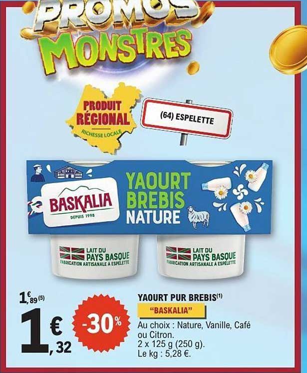 YAOURT PUR BREBIS "BASKALIA"