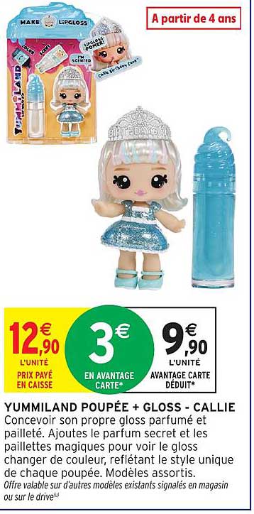 YUMMILAND POUPEE + GLOSS - CALLIE