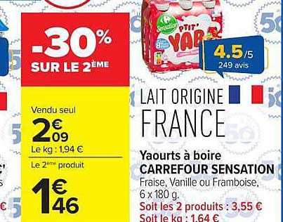 -30% SUR LE 2ÈME