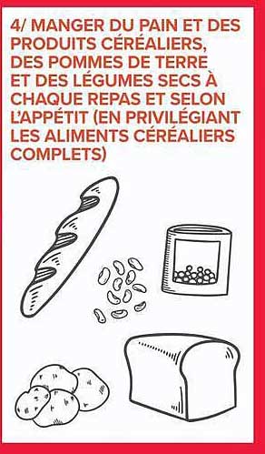 4/ MANGER DU PAIN ET DES PRODUITS CÉRÉALIERS, DES POMMES DE TERRE ET DES LÉGUMES SECS À CHAQUE REPAS ET SELON L’APPÉTIT (EN PRIVILÉGIANT LES ALIMENTS CÉRÉALIERS COMPLETS)