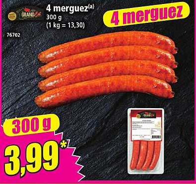 4 merguez