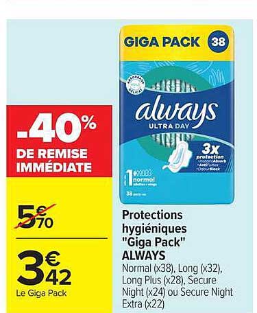 -40% DE REMISE IMMÉDIATE