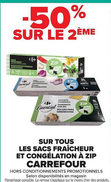 -50% SUR LE 2ÈME