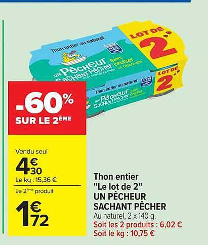 -60% SUR LE 2ème