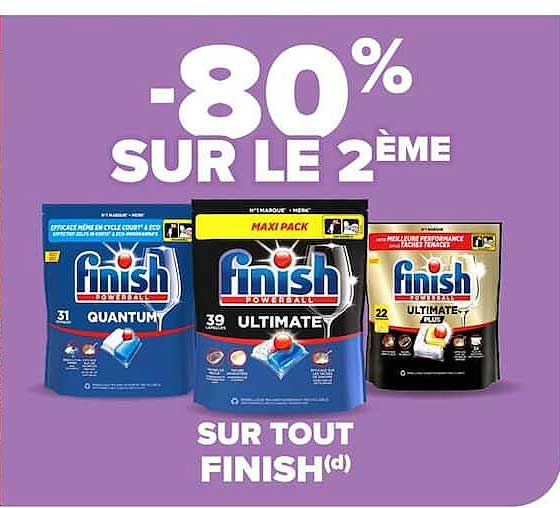 -80% SUR LE 2ÈME SUR TOUT FINISH(d)