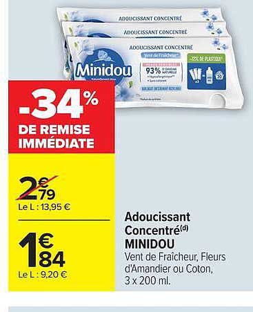 Adoucissant Concentré MINIDOU