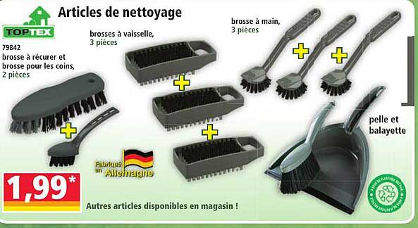 Articles de nettoyage