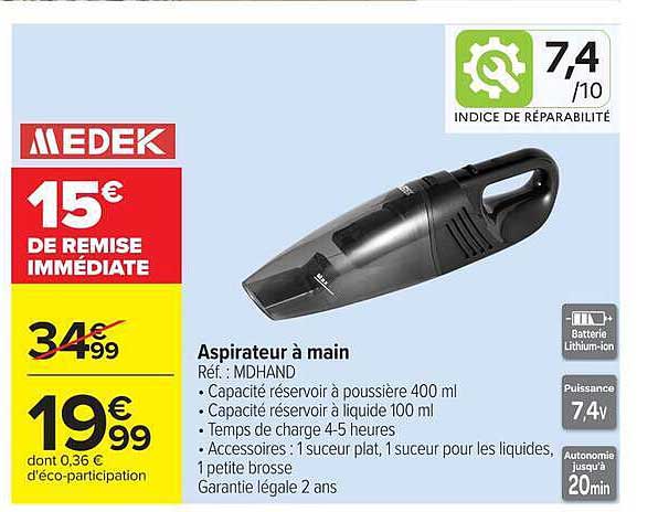 Aspirateur à main