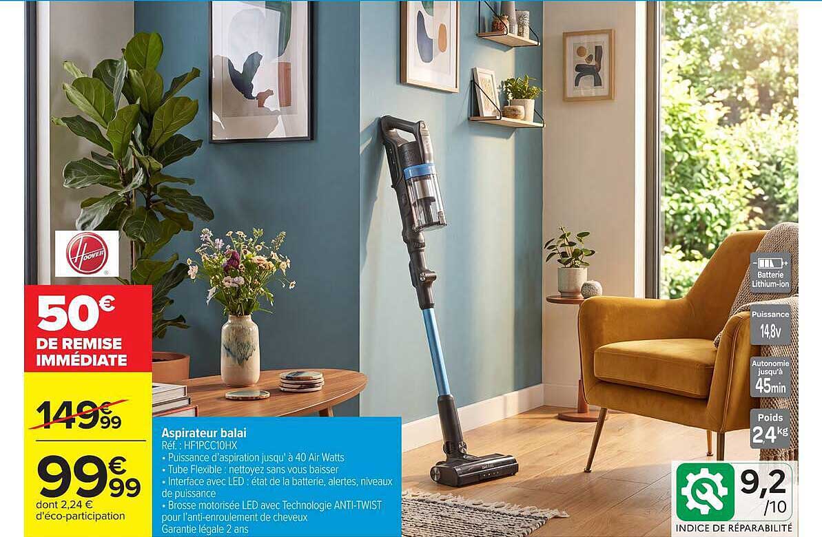 Aspirateur balai