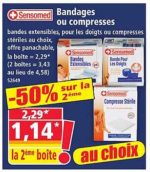 Bandages ou compresses