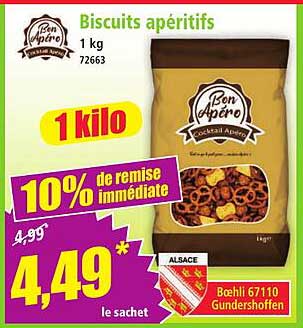Biscuits apéritifs