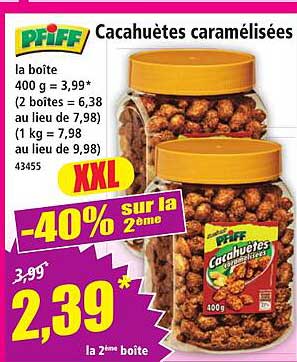 Cacahuètes caramélisées