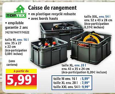 Caisse de rangement