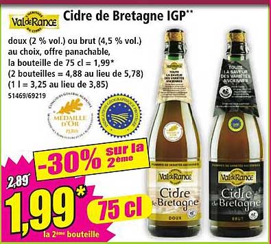 Cidre de Bretagne IGP**