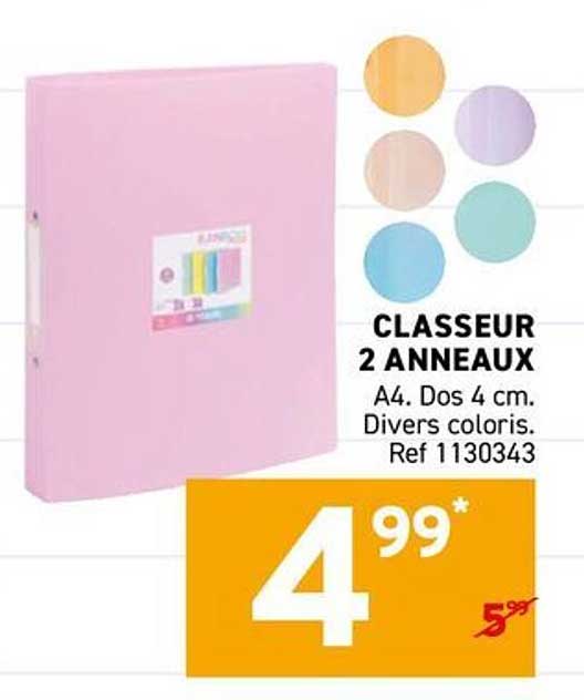 CLASSEUR 2 ANNEAUX