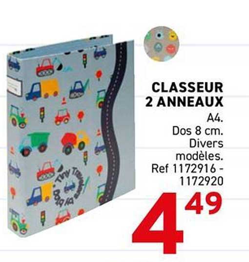 CLASSEUR 2 ANNEAUX