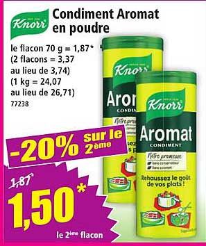 Condiment Aromat en poudre