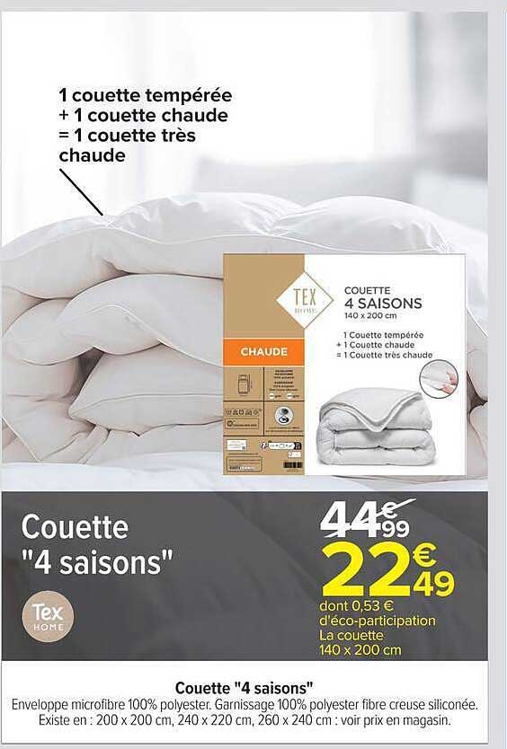 Couette "4 saisons"