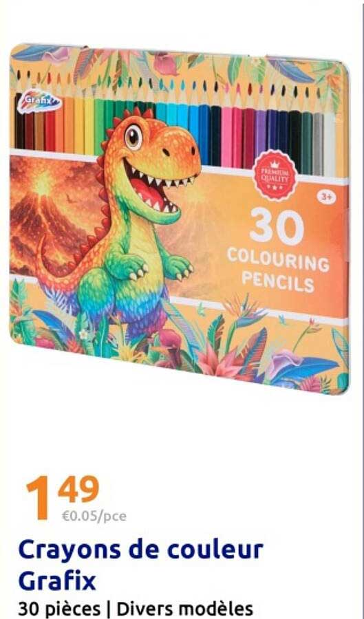 Crayons de couleur Grafix