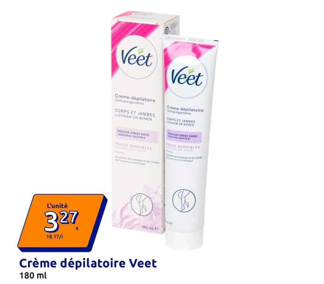 Crème dépilatoire Veet