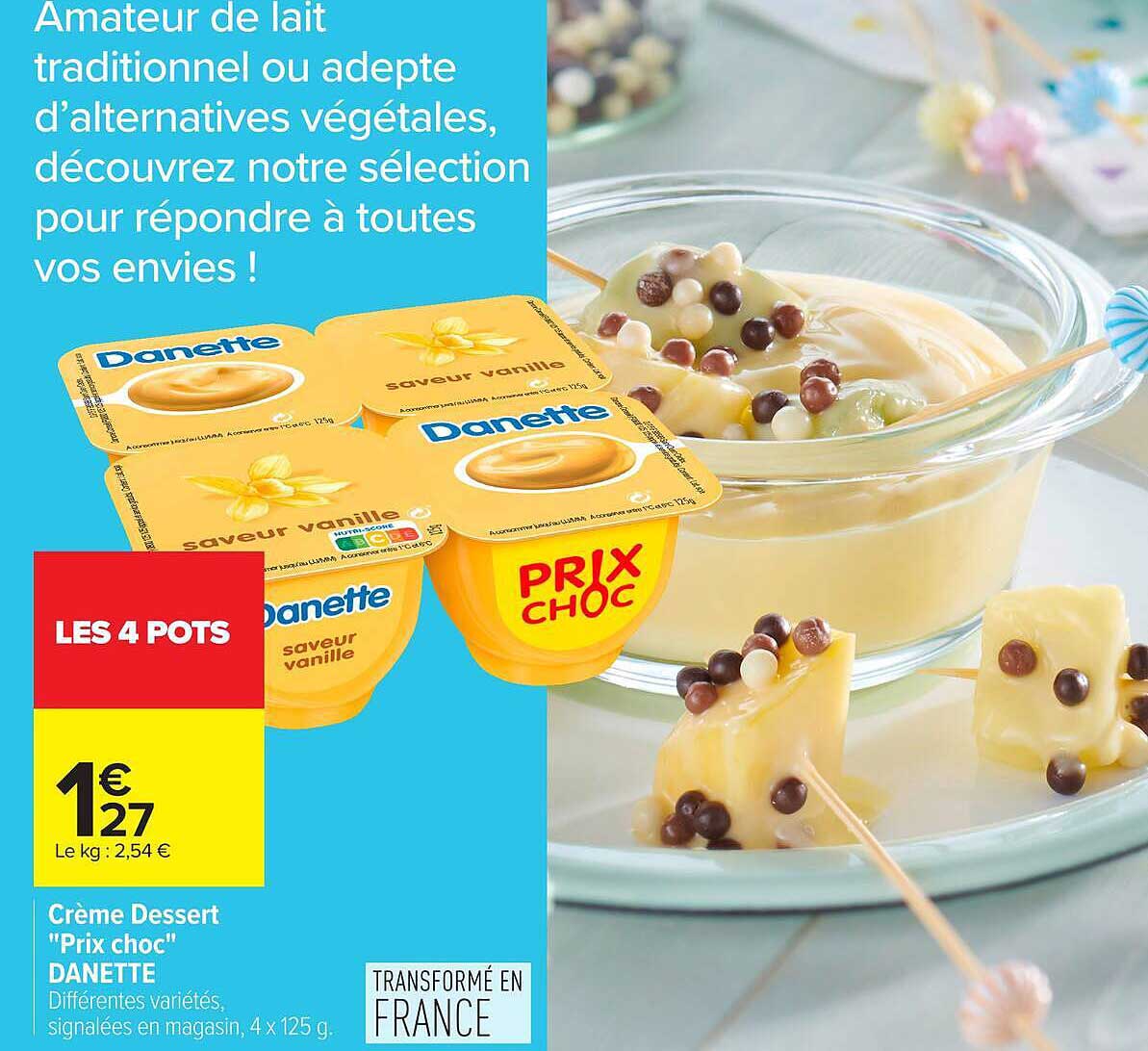 Crème Dessert "Prix choc" DANETTE