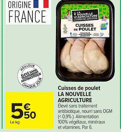 Cuisses de poulet LA NOUVELLE AGRICULTURE