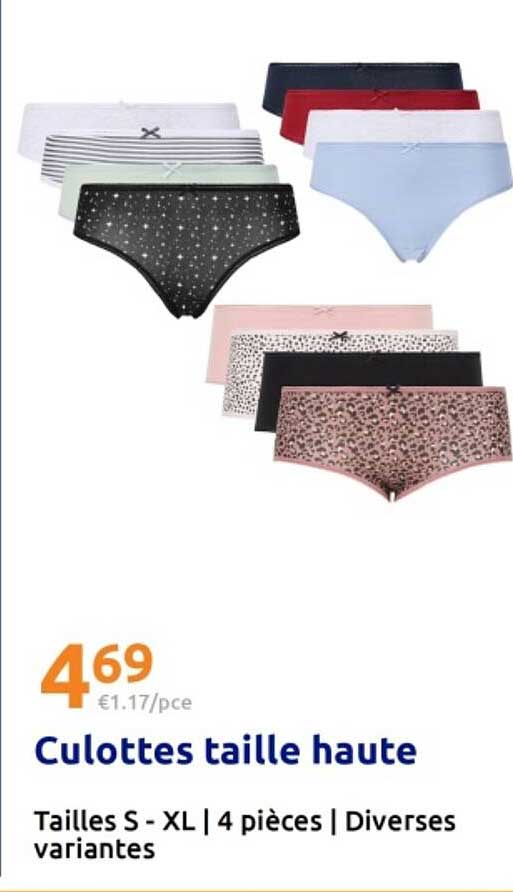 Culottes taille haute