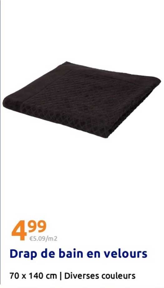 Drap de bain en velours