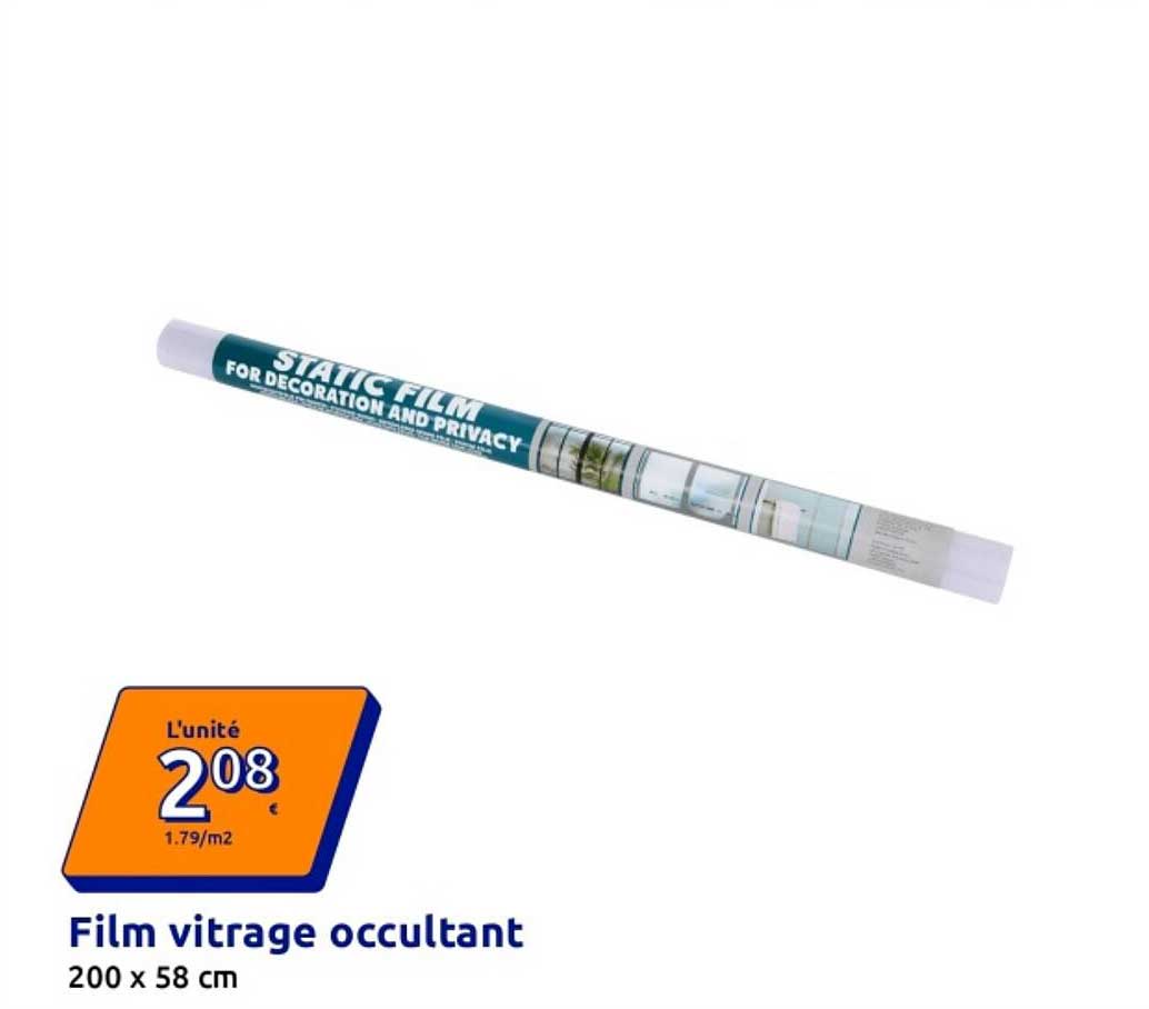 Film vitrage occultant