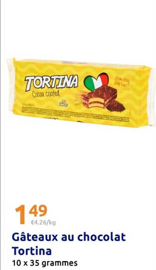Gâteaux au chocolat Tortina