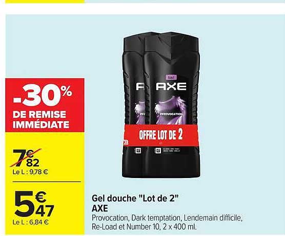 Gel douche "Lot de 2" AXE