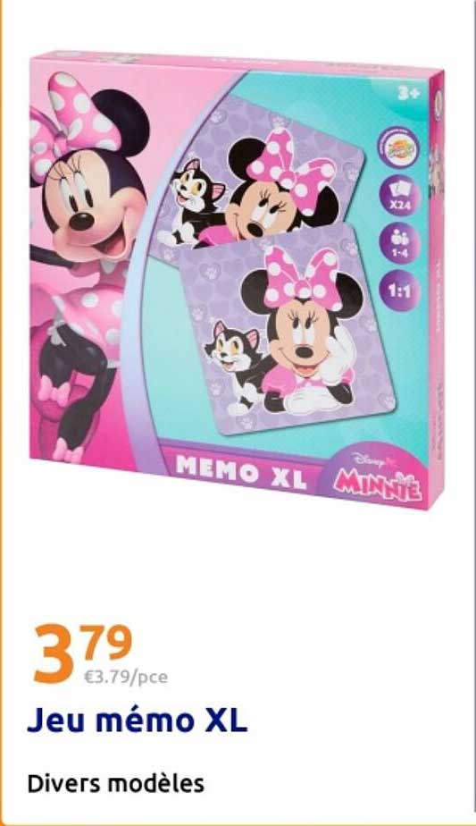 Jeu mémo XL