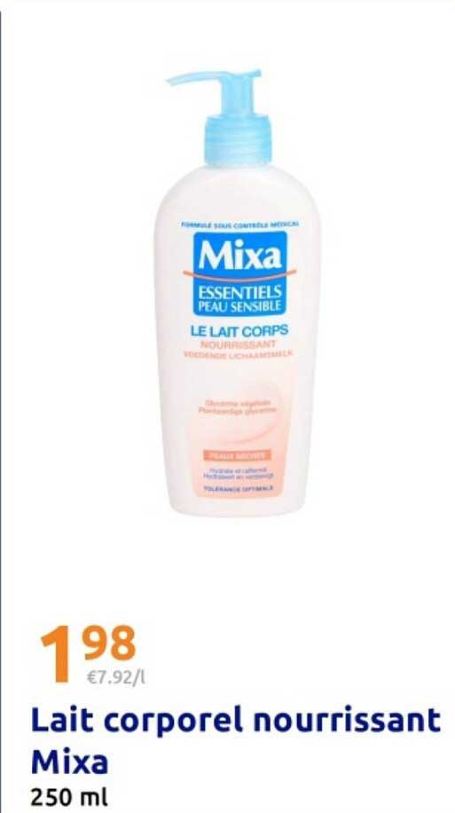 Lait corporel nourrissant Mixa