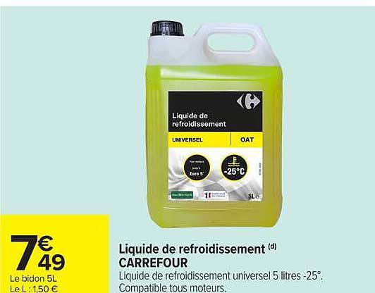 Liquide de refroidissement CARREFOUR