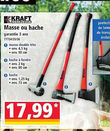 Masse ou hache