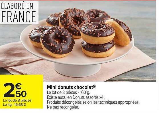 Mini donuts chocolat(i)