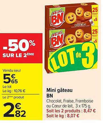 Mini gâteau BN