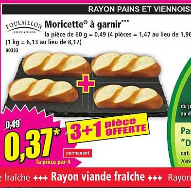 Moricette® à garnir***