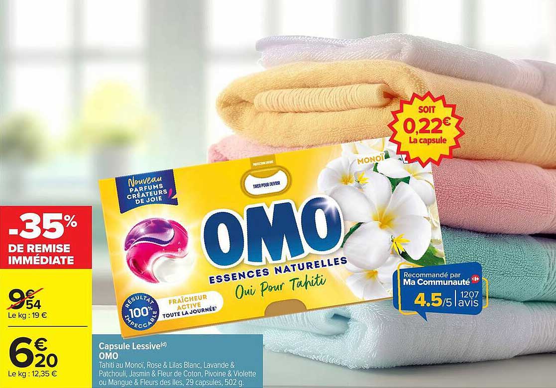 OMO ESSENCES NATURELLES Oui Pour Tahiti