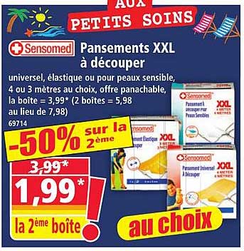 Pansements XXL à découper