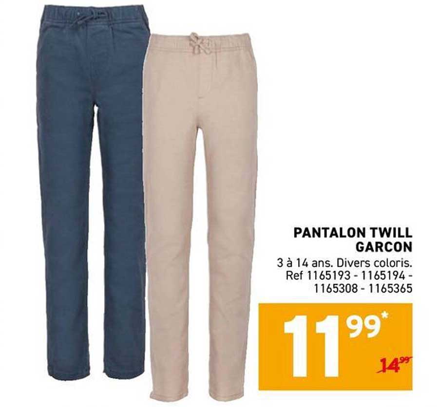 PANTALON TWILL GARCON