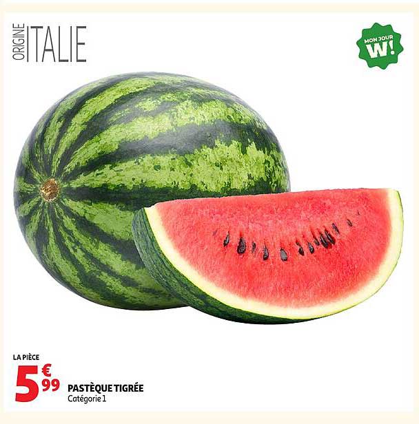 PASTEQUE TIGRÉE Catégorie 1