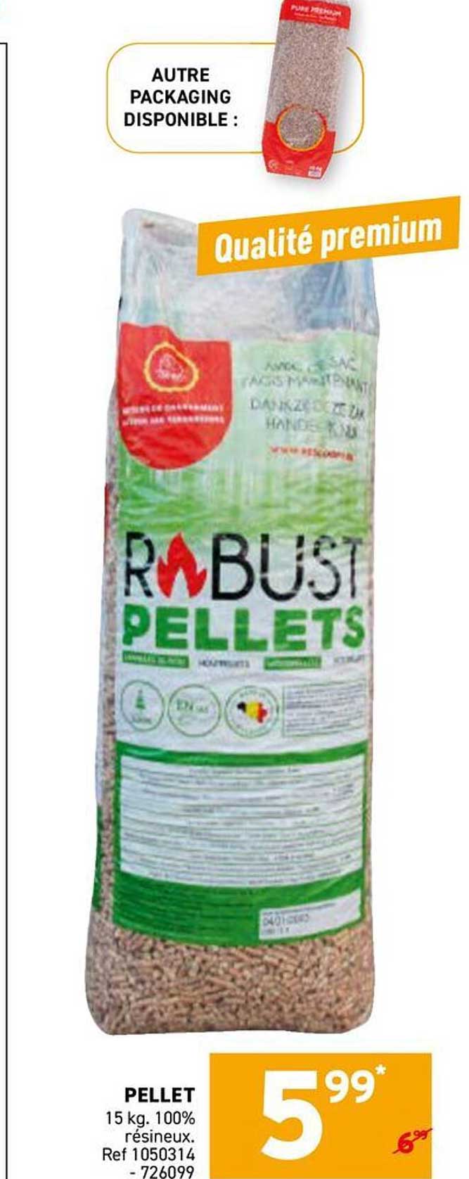 PELLET 15 kg. 100% résineux. Ref 1050314 - 726099