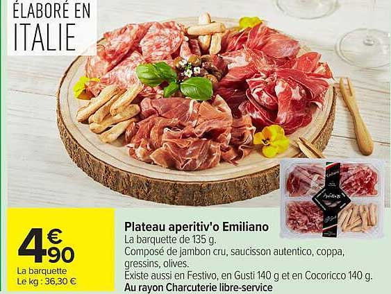 Plateau aperitiv'o Emiliano