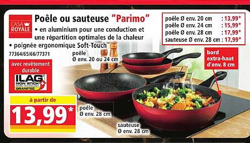 Poêle ou sauteuse "Parimo"