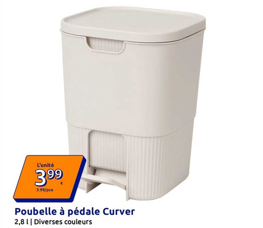 Poubelle à pédale Curver