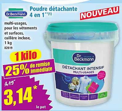 Poudre détachante 4 en 1