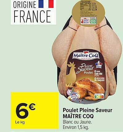 Poulet Pleine Saveur MAÎTRE COQ