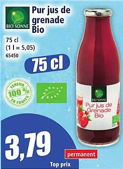 Pur jus de grenade Bio