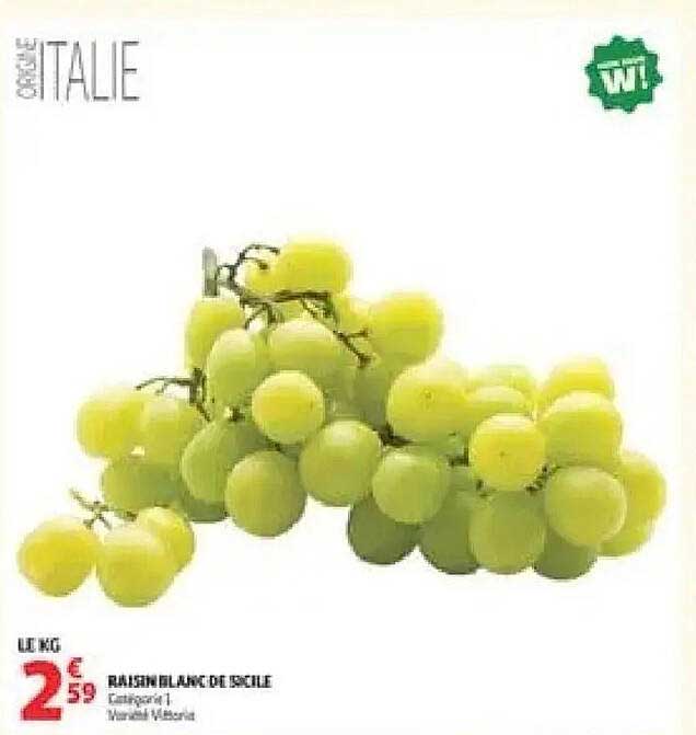RAISIN BLANC DE SICILE